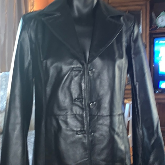 New york and company leather blazer Clearance